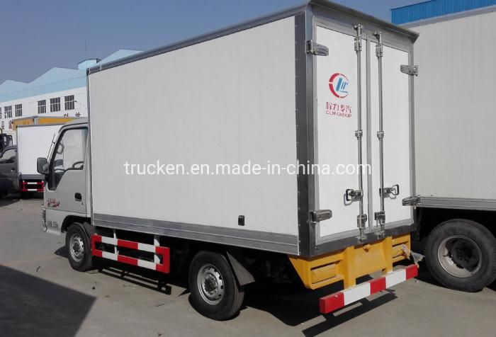 JAC Gasoline Engine 2tons Reefer Truck Refrigerator Van Box Body for Fresh/Frozen Food Transport