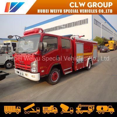 Isuzu 600p Elf 3cbm Water and Foam Tank Firefighter Truck Fire Rescue Trucks