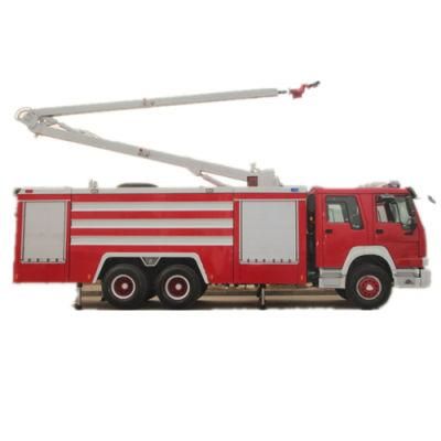 HOWO Cafs Elevating Jet Fire Engine (Sinotruck Mounted Hydraulic Lifting 18m Jib Fire Truck 80m High Pressure)