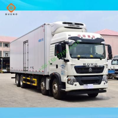 Sinotruk HOWO Euro2 Right Hand Driving Rhd 8*4 Refrigerated Truck