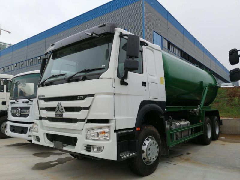 HOWO 6X4 Sewage Suction Truck Vacuum Pump Suction Sewage 15000liters 16000liters