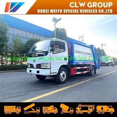 Dongfeng Furuicar 4X2 5000liters 5cbm 5m3 3tons 4tons Garbage Compactor Truck Rear Loading Waste Removal Truck