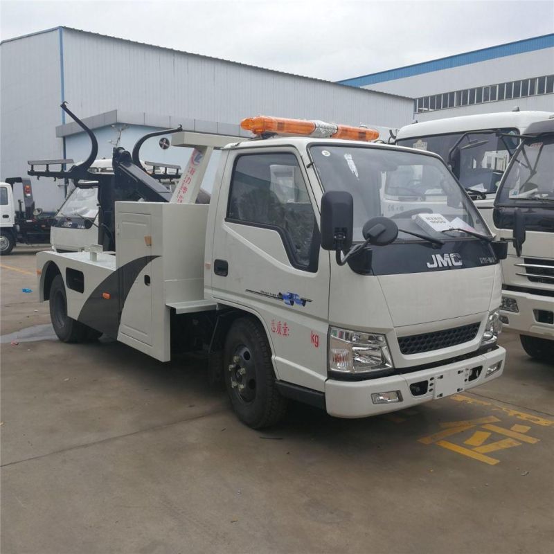 China Brand Jmc 4X2 Mini Road 3tons 4mt Wrecker Truck