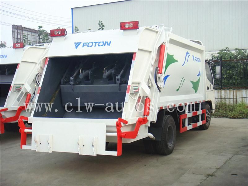 Foton Ollin 8cbm 4X2 Compactor Garbage Truck Trash Collection Truck