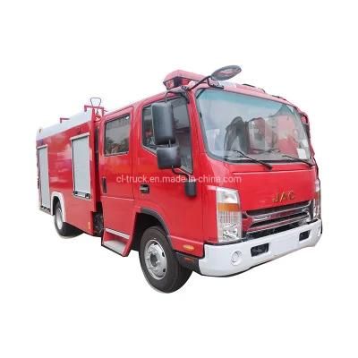 China Brand JAC Double Row 3cbm 3tons Fire Engine Truck