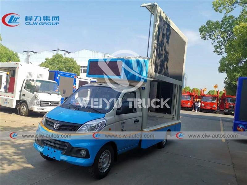 Foton 4X2 Small Mobile Digital LED Advertising Truck P4/P5/P6 LED Screen Full Color Display Truck for Road Show