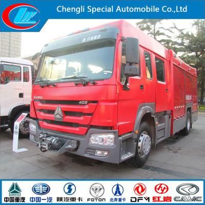 Good Performance 5000-7000L Sinotruk Fire Fighting Truck