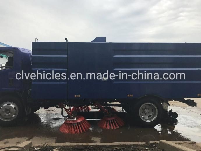 ISUZU 4x2 190hp Road Maintenance Truck with 4 Sweeper