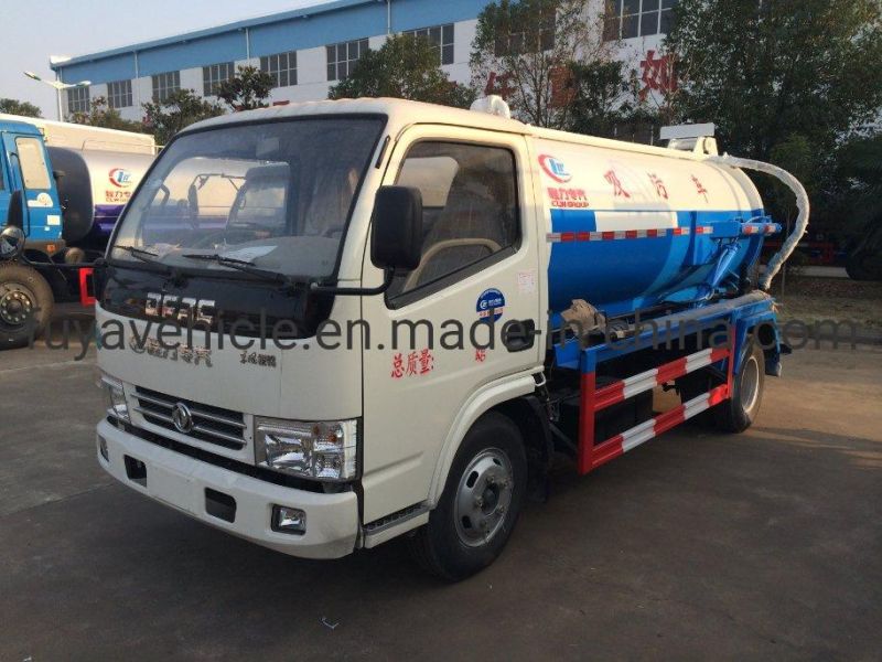 Dongfeng Sewage Suction Fecal Suction Truck for Industrial Liquids