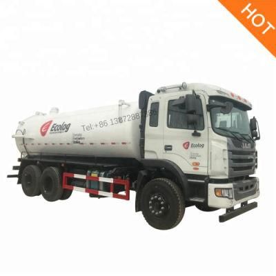 JAC 6X4 6X2 Euro5 16m3 15m3 12m3 10m3 Sewage Suction Truck High Pressure Vacuum Cleaner Truck Vehicle for Sale