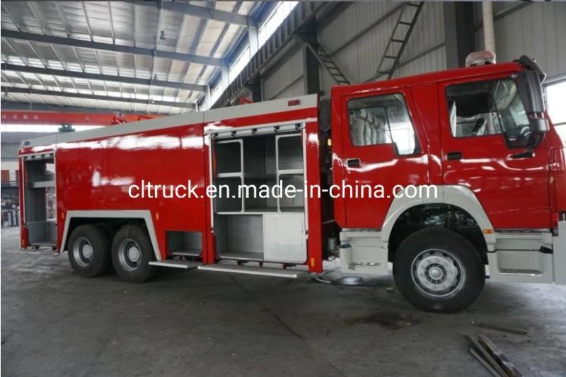 Sinotruk HOWO 6X4 12000liters 12tons Fire Fighting Rescue Truck with Water/Foam Tank