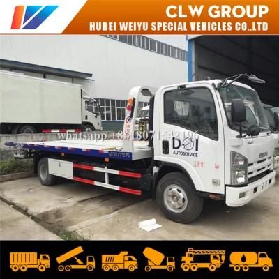 Japanese Brand Wrecker Tow Truck 5ton Emergency Towing Flatbed Truck Recovery Truck Bed Side