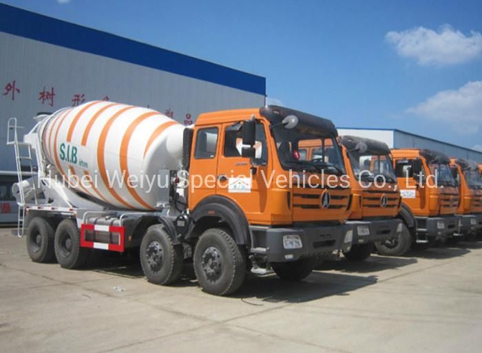 China Factory Price North Benz/HOWO/Dongfeng 12m3/12cbm/12000liters 8*4 Cement Mixer Trucks Drum Concrete Transport Mixer Tank Truck