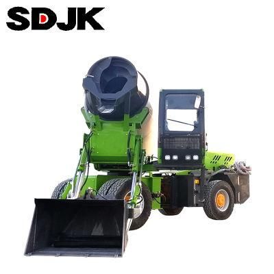 Diesel Hydraulic Concrete Mixer Truck with Self Loading