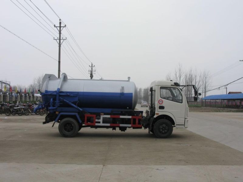 China Sinotruk HOWO 4*2 5000liters 6000liters 7000liters 8000liters City Street Shaft/Wells Cleaning Truck 8t 8tons Fecal Sewage Vacuum Suction Truck on Sale