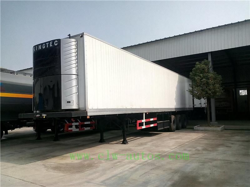 Large Size Big Volume 30tons Refrigerator Semi Trailer 3 Axles Refrigerated Van Semi Trailer