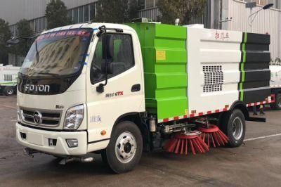 Foton 140HP City Sanitation Vacuum Suction Sweeping Truck Road Sweeper Truck