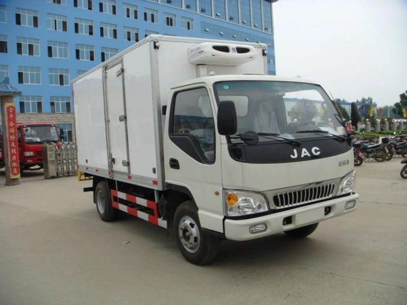 JAC 4X2 Small 1.5tons 2 Tons Refrigerator Truck Freezer Truck