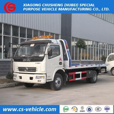 2018 Hot Sell Dongfeng 5tons Flatbed Road Wrecker Trucks Price