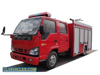 Isuzu 120HP 3000L Diesel Engine Fire Extinguish Water Tank Fire Truck