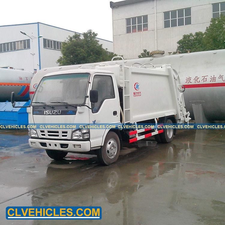 New Isuzu 5000L Garbage Truck Garbage Compactor Truck