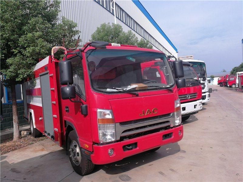 Good Quality JAC 4X2 Small 3000liters 4000liters Fire Truck Price for Sale