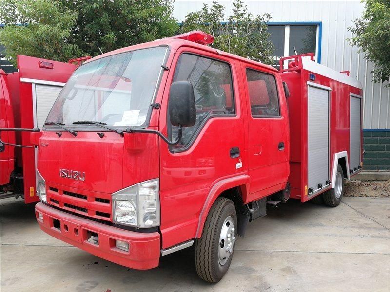 I Suzu 100p 2000liters Small 24V Fire Truck Price for Sale