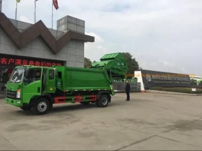China HOWO 6cbm 8cbm Refuse Collection Waste Compactor Truck