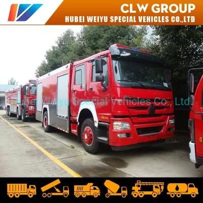 Sinotruk HOWO 4X2 5cbm 5000liters Water Tank Fire Fighting Truck Fire Rescue Truck Fire Engine Truck