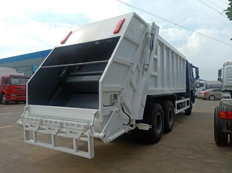 HOWO 12m3 14m3 Capacity Compressed Garbage Truck 10 Ton 12ton Compactor Garbage Truck Factory Directly Selling