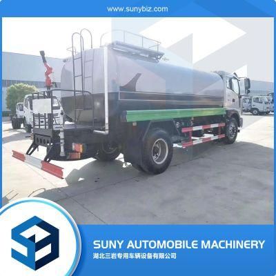 12ton 12000L 6 Wheeeler Carbon Steel Water Transport Tank