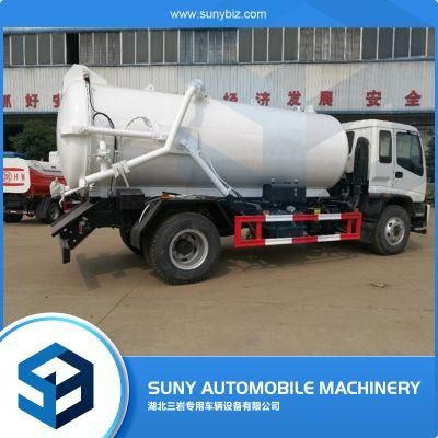 Philipphines Used 4X2 I Suzu 12000L Vacuum Sewage Suction Truck