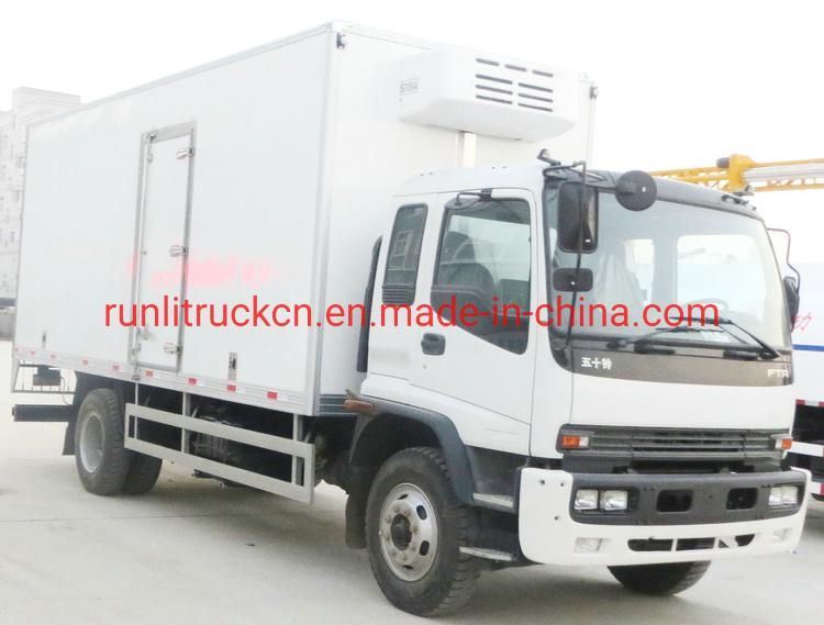 Japanese Qingling Isuz Uftr Refrigerator Body Truck 30cbm to 35cbm