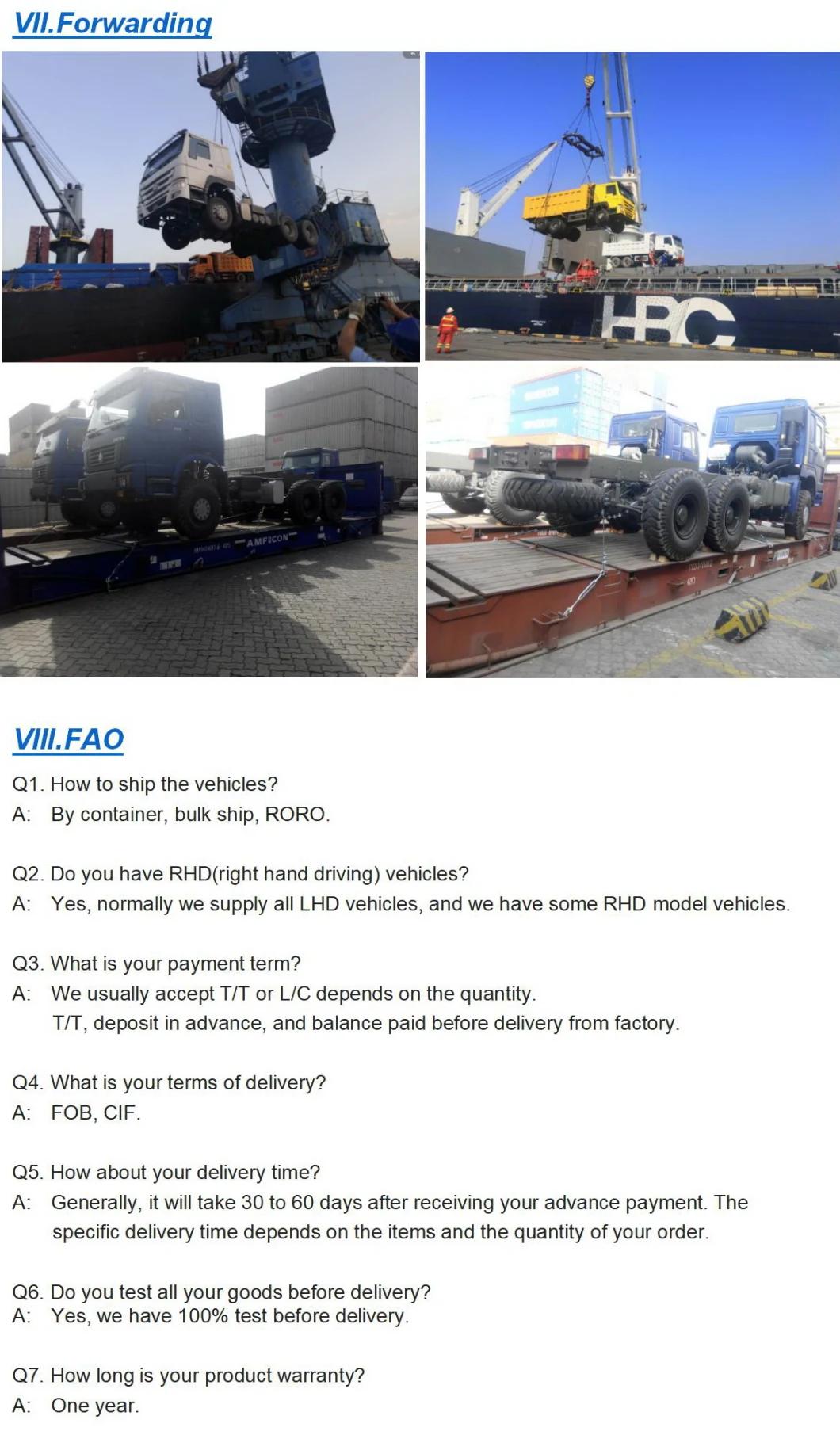 4X2 HOWO Oil Tanker Truck for 190HP