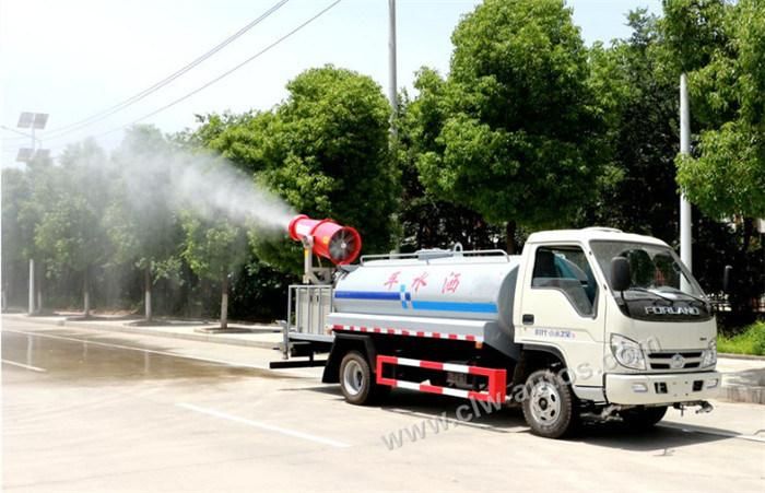Forland 4tons 5tons Sprinkler Water Tanker Truck Dust Suppression Gog Gun