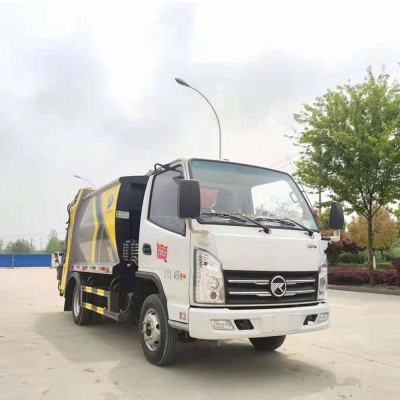 Kmc 3 Cbm Garbage Truck Compactor for Sale Mimi Garbage Compactor Truck