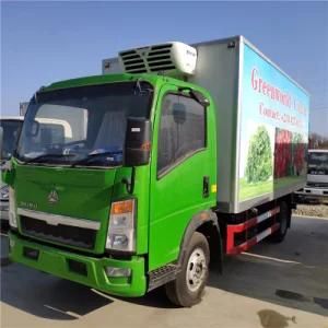 Sino HOWO Cargo Truck with Refrigerated Van