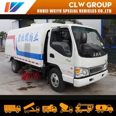 JAC Small City Ground Garbage/Dust/Sewage Sweeping Machine Vehicle 3ton Road Street Cleaning Sweeper Truck
