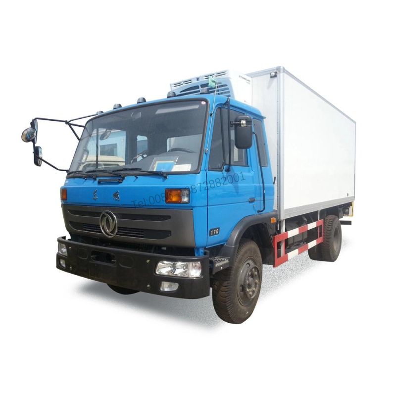 Dongfeng 145 and 153 Cummins Engine 8tons 10tons 12 Tons 15tons Refrigerator Van Truck for Meat and Fish