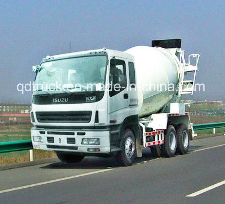 Stock ISUZU truck/ 8-10 m3 ISUZU concrete mixer truck