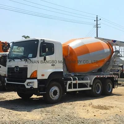Hino 700 Beton Mixer Machine Mini Cement Transit Truck Used Concrete Batch Truck Mixer