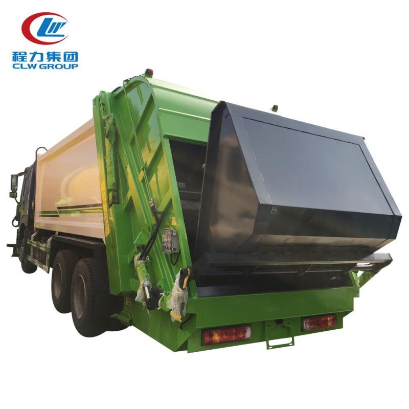 Sinotruk HOWO Heavy Duty 20cbm Refuse Container Rear Load Garbage Truck