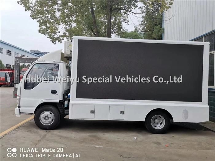 Isuzu LHD P4 P5 P6 LED Display Road Show Advertising Mobile LED Billboard Truck