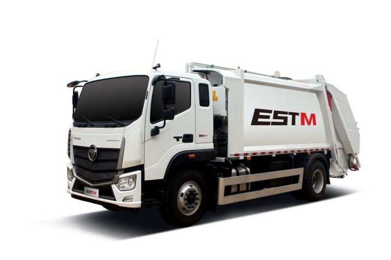 Factory Directly Selling Foton Auman 10m3 12m3 14m3 Capacity Compressed Garbage Truck 10 Ton 12ton Compactor Garbage Truck