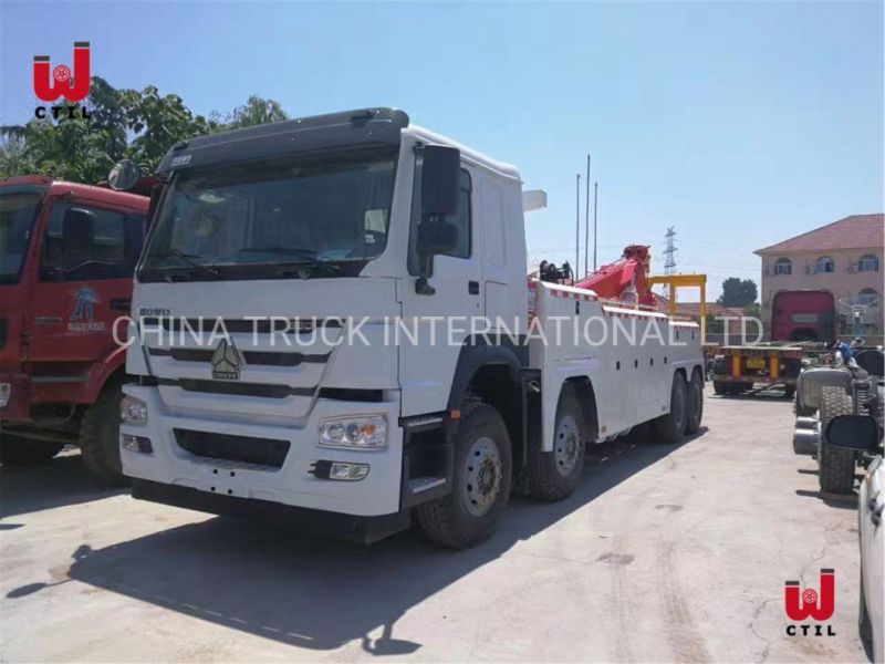 Sinotruk 8X4 60 Tons 371HP Wrecker Towing Truck