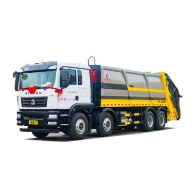 8*4 Compressing Garbage Truck with HOWO 8X4 Chassis 350 HP Diesel Engine Power