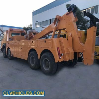 HOWO 8*4 Heavy Duty 20t with Lifting Equipment Integrated Tow Truck