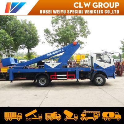 Hot Sale China 16m Aerial Working Bucket Truck Mounted High-Altitude Work Platform 16 Meters Cherry Fruits Pickup Truck