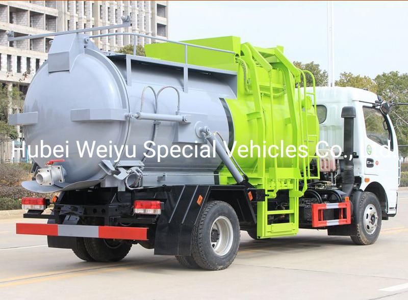 Kitchen Food Waste Truck 4*2 Drum Tank 8, 000 Liters -12, 000 Liters Food Recycling Truck