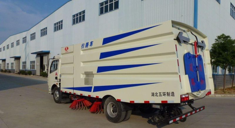 I′suzu FAW Sinotruk Dongfeng 5 Cubic Meter Road Sweeper Truck